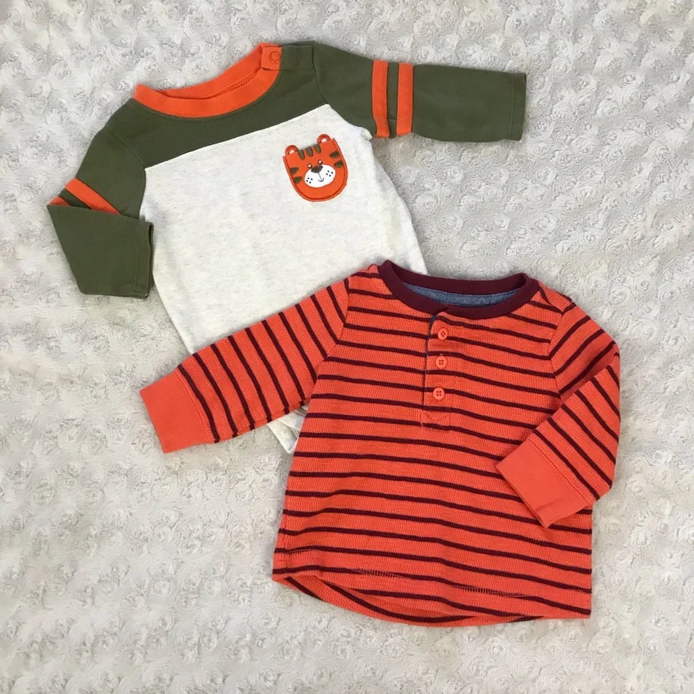Baby Boy Tops Bundle Gymboree Stripes Thermal